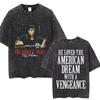 Movie Scarface Vintage Washed Tshirt Tony Montana Face Al Pacino Oversized Tshirts Men Women Fashion Hip Hop Gothic T Shirts