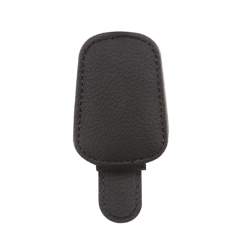 Auto Sonnenblende Clip Brillenetui Auto Sonnenbrillen Visier Brillenhalter Sonnenbrillenhalter Pu Leder Brillenhalter