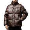 Men's Premium 90% Duck Down Leather Winter Jacket 2024 - Loose, Warm, Outdoor Casual Plus Size Coat