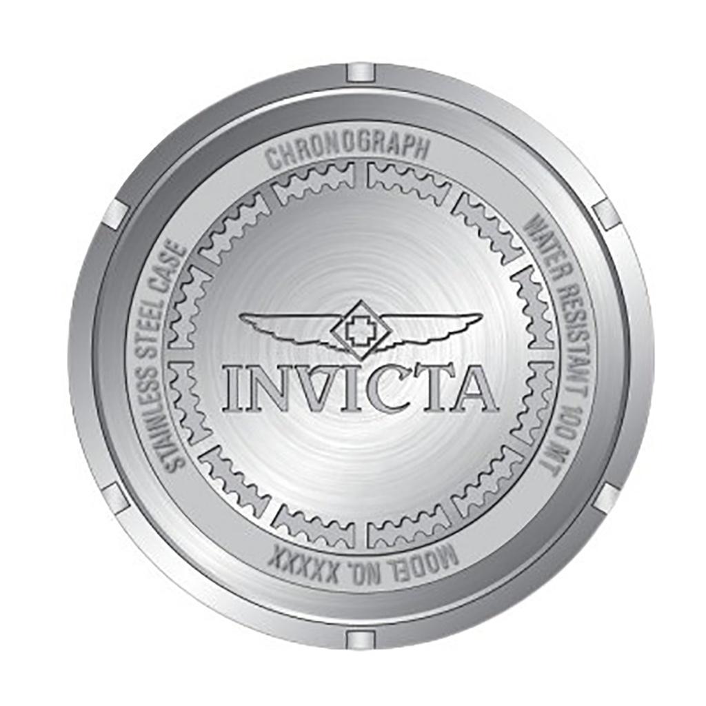 INVICTA Pro Diver Chronograph Silicone Strap Black Dial Quartz 47282 100M Men's Watch