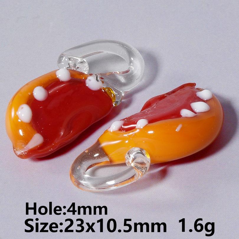 5/20 Stück/Los Verschiedene Früchte-Anhänger Erdbeere/Kirsche/Zitrone Anhänger Für Schmuckherstellung Großhandel Glasmaterialien Armbänder herstellen