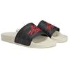 adidas X 100 Thieves Adilette Slides Asia Sizing 'Black Red' Men's JR9152