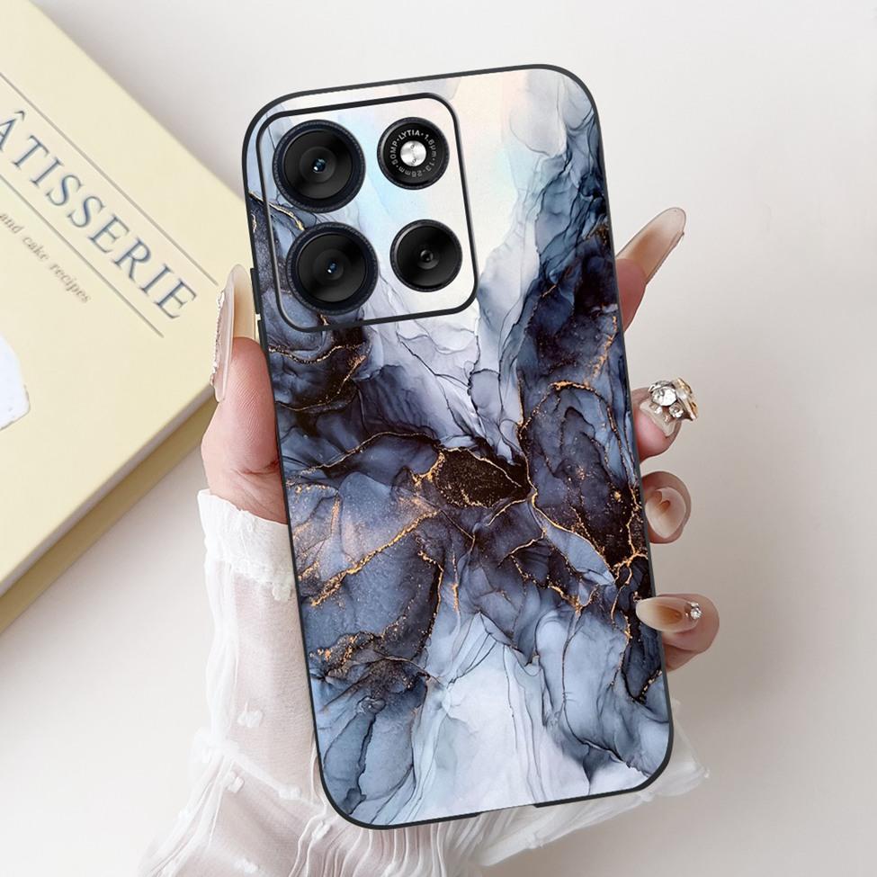 5G For Motorola Moto G56 G86 Cover For Motorola Moto G86 Case Silicone Fashion Butterfly Luxury Cute Funny Painted Back Cover