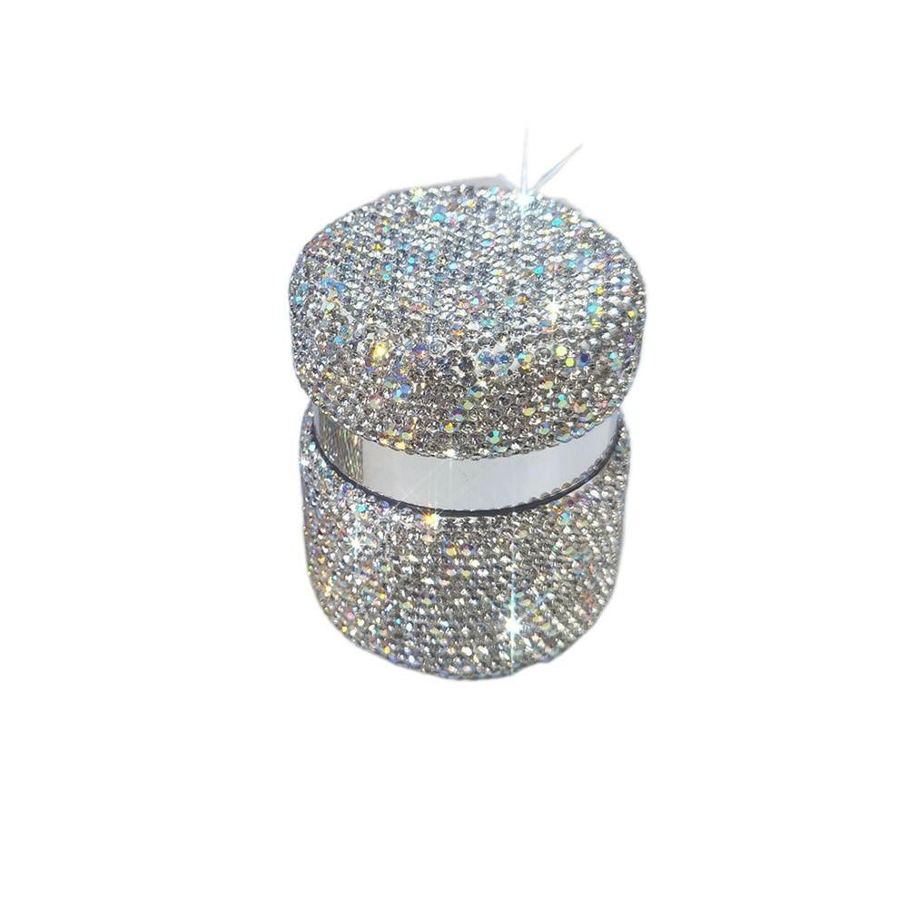 

Диспенсер для безвоздушной кремовой бутылки со стразами, портативная пустая стеклянная банка, увлажняющий крем для лица Silver-30g