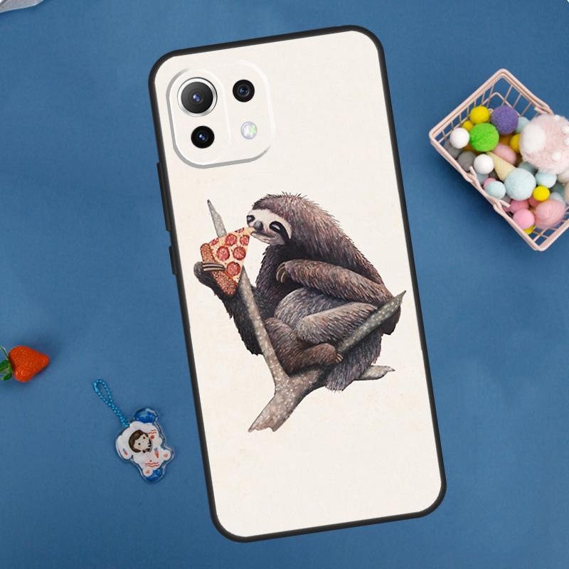 Cute Sloth Animal Case For Xiaomi 13 14 15 Ultra 11T 12T 13T 14T Pro POCO X7 Pro X3 X5 X6 M6 F5 F6 Pro Cover