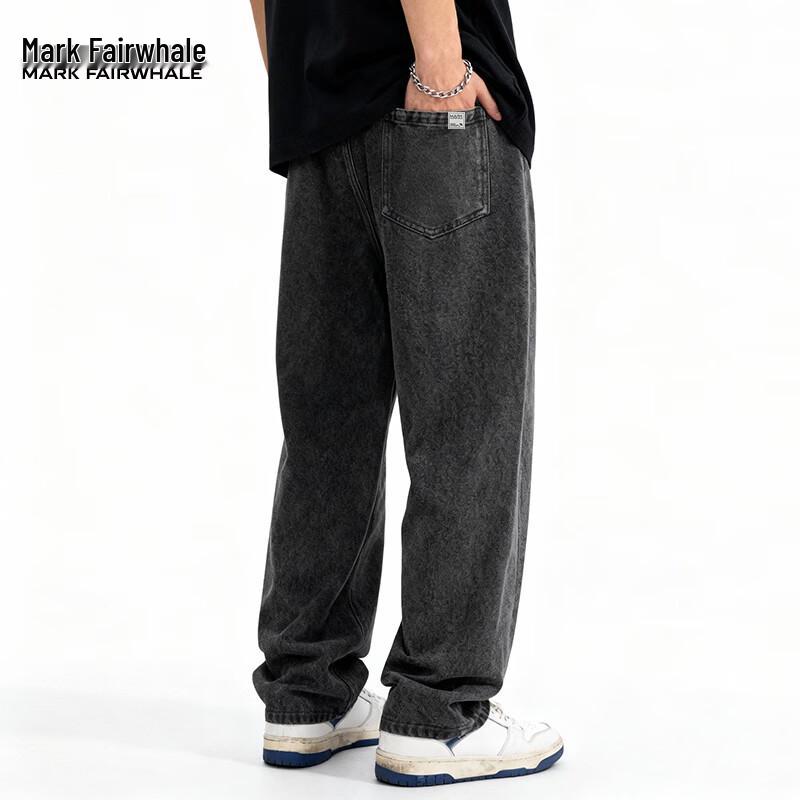 

Mark Fairwhale Men s Loose Straight-Leg Jeans 4XL