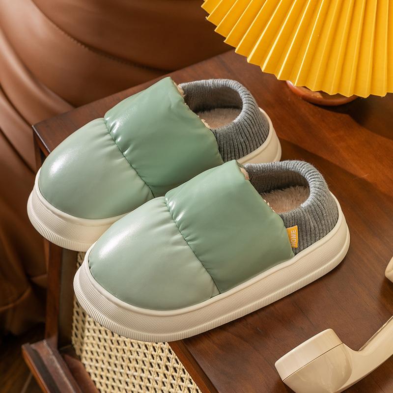 Winter Waterproof Snow Boots Women 2024 Mixed Color Warm Short Plush Lined Cotton Shoes Woman Non Slip Platform Ankle Boots 45