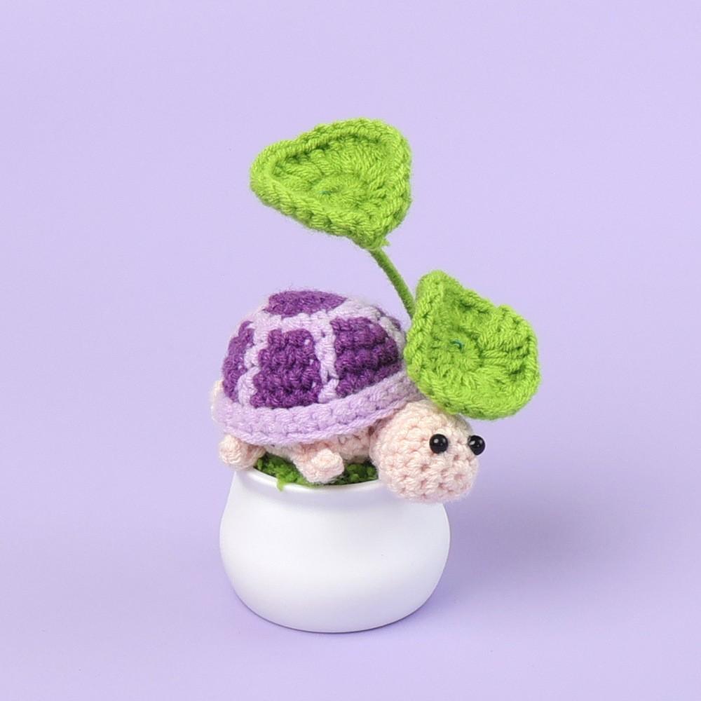 Hand-Knitted Wool Fake Flowers Set: Sunflower, Carnation, Tulip - Desktop Decor, Teacher/Student Gift, Everlasting Bouquet