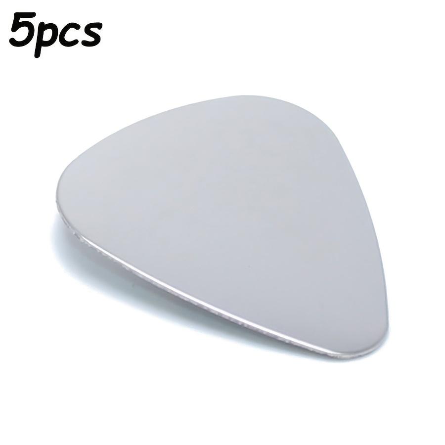 

5pcs Thickness 0.3mm Guitar Picks Stainless Steel Heart Shaped Guitar Paddles Suit for ABS Premium Acoustic Electric Bass JXB