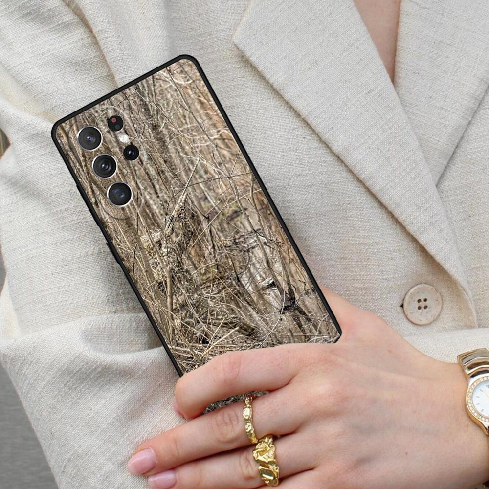 Hunting Camouflage Pattern Cell Phone Case for Samsung Galaxy S26 Ultra S25 S24 S23 S22 S21 S20 Note10 Cover
