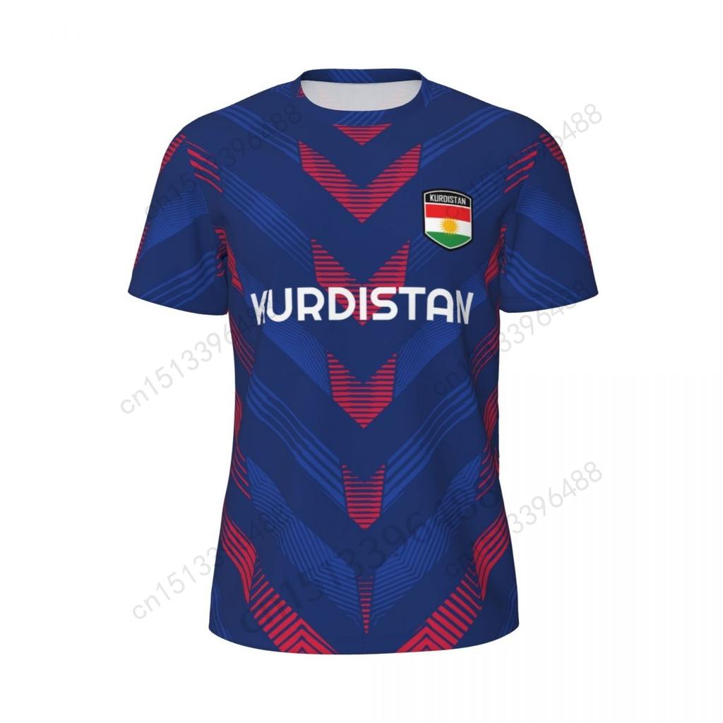 T-shirt Stampata 3D Bandiera del Kurdistan Uomo Estate Manica Corta Rete T-shirt Per Corsa Bici Tennis Fitness Fan