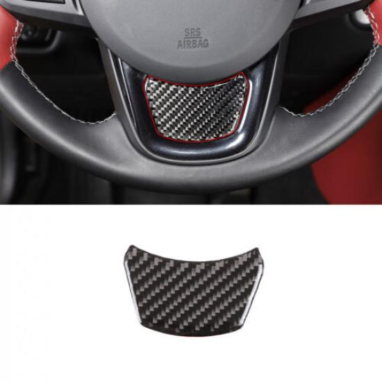 Carbon Fiber Steering Wheel Lower Cover Trim Fit For Toyota GR Supra A90 19-24