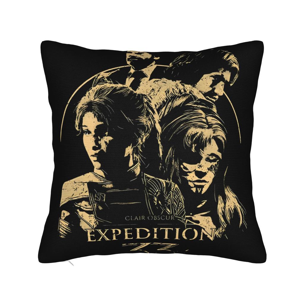 Clair Obscur Expedition 33 Pillow Case Square Pillow Cover For Wedding Party Home Decor Vintage Pillowcases