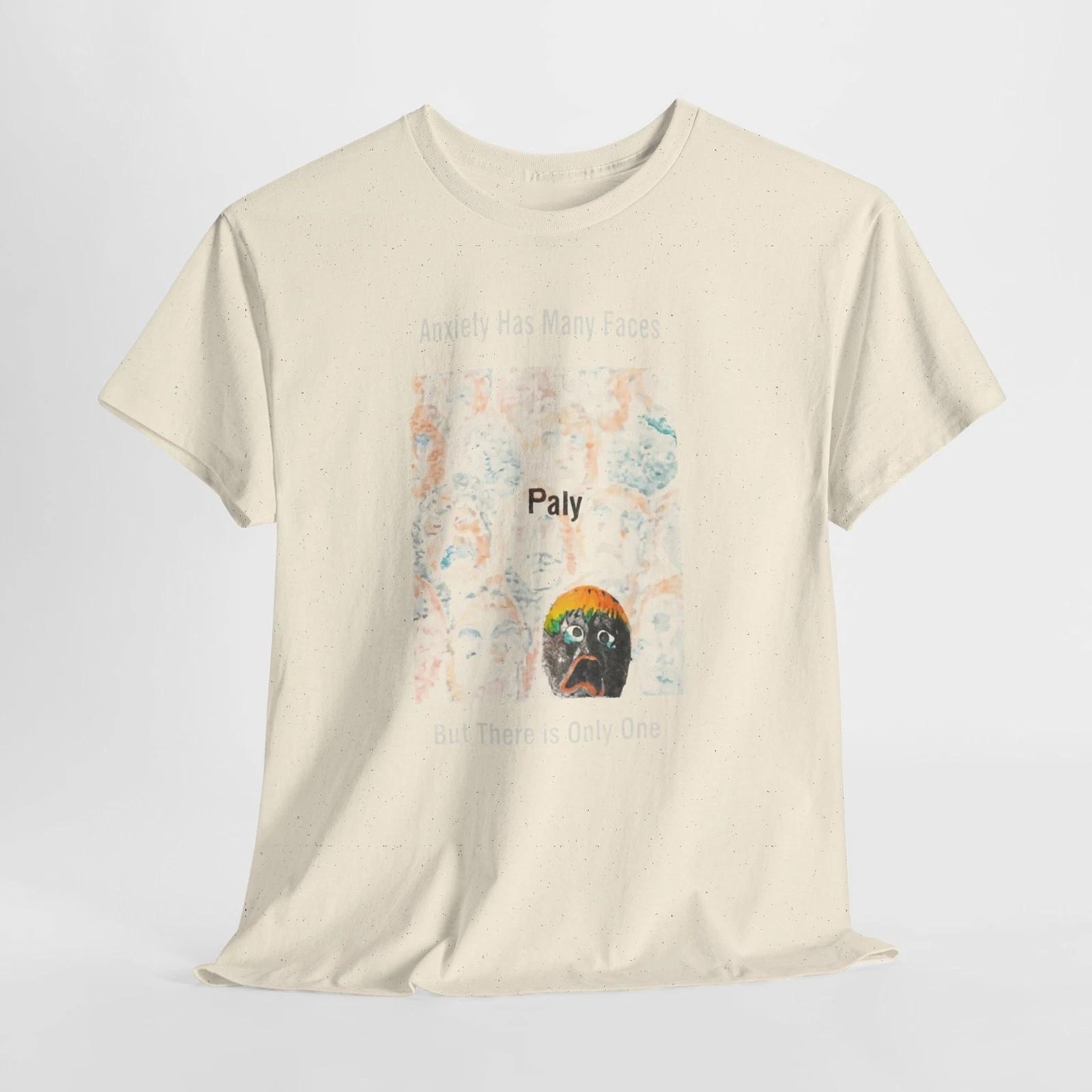 Chris Brown Style Paly Anxiety Has Many Faces Graphic T-Shirt 3XL