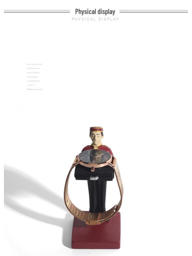 Suport de afișare ceas majordom cu pene: Suport elegant pentru bijuterii pentru ceasuri