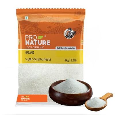 Pro Nature 100% Organic Sugar, White, 1 Kg