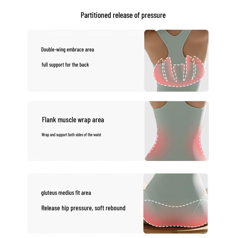 HEZHENG Ergonomic Lumbar Back Support Cushion CN plug (adapter included)