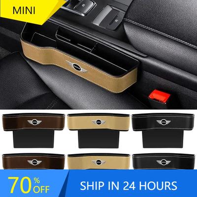 WKS5 F55 F56 2025 For Mini Car Seat Gap Storage Box Water Cup Holder Car Accessories For MINI Cooper One JCW Clubman Countryman R