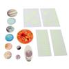 14pcs Glowing Planets Wall Stickers Glow in The Dark Star Solar System Decal for Children Bedroom Nursery Mini Solar