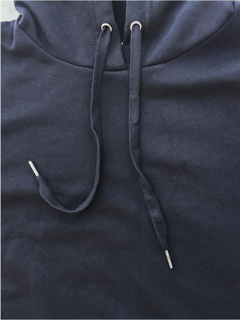 2025 Men's New Autumn And Winter Hooded Sweatshirts"Middle Brother, Reason We Have Rules" Funny Pullover Hoodie - Classic Black