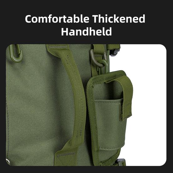 Fishing Backpack with Rod Holder Large Capacity Waterproof Oxford Cloth Outdoor Camping
