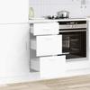 VidaXL Meuble bas "Lyon" Blanc 40 x 46 x 81,5 cm Bois d'ingénierie 854211