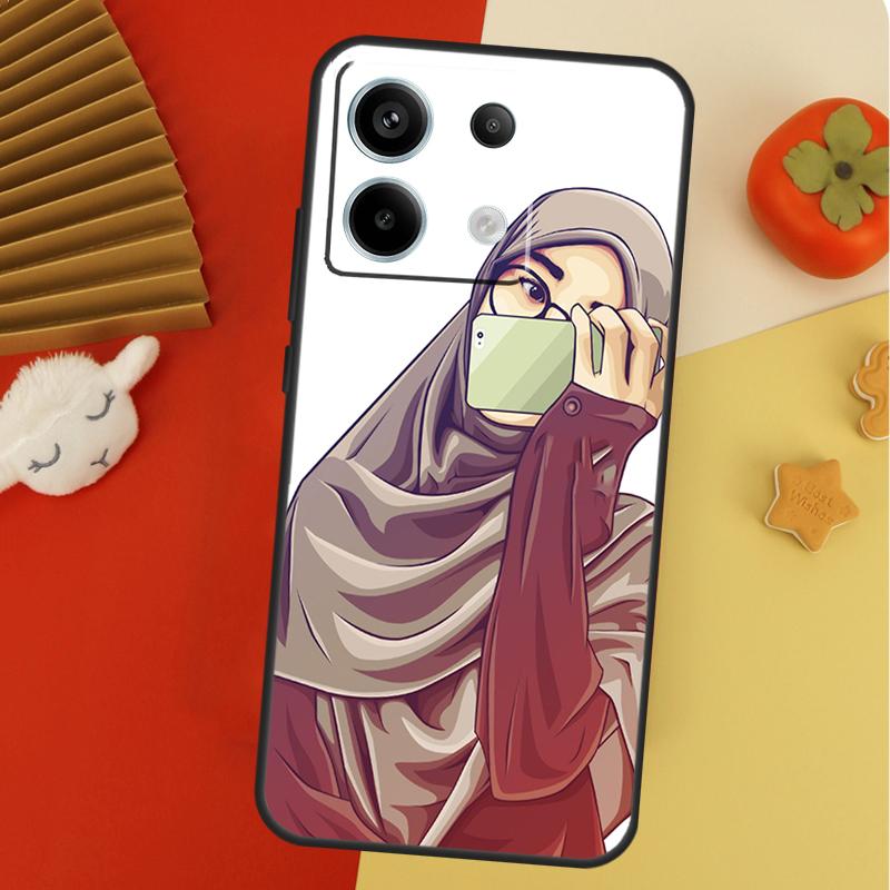 Muslim Women Islamic Girl Case For Xiaomi Redmi 14C 13C 10C 12C Redmi Note 9S 10S 11S 12S 9 10 11 12 13 14 Pro Cover