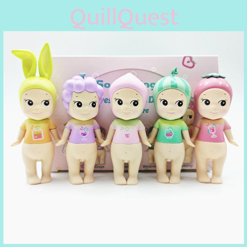 Abs Angel Toy Set With Fruit Drink Series For Collectors And Giftgiving