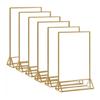 Clear Acrylic Sign Holder Double Sided Menu Picture Frame Wedding Table-Numbers