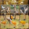 Heavy Duty Iron Wood Splitter Manual Wedge Easy Wood Splitting for Camping Outdoor Activities And Home Gardens