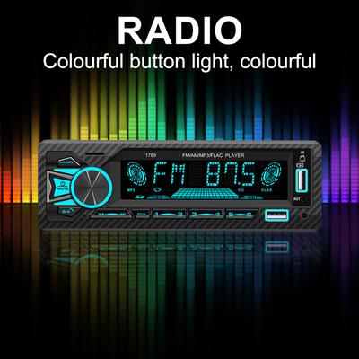 1 Din Car Stereo Player In Dash Kit Car Radio AUX/USB/TF Card Bluetooth-Compatible FM Radio with Remote Control Car Radio Audio