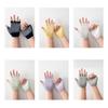 Women Anti-Slip Yoga Gloves Cotton Fitness Half Finger Gloves Breathable Outdoor Cycling Bicycle Pilates Sports Fishing Gloves