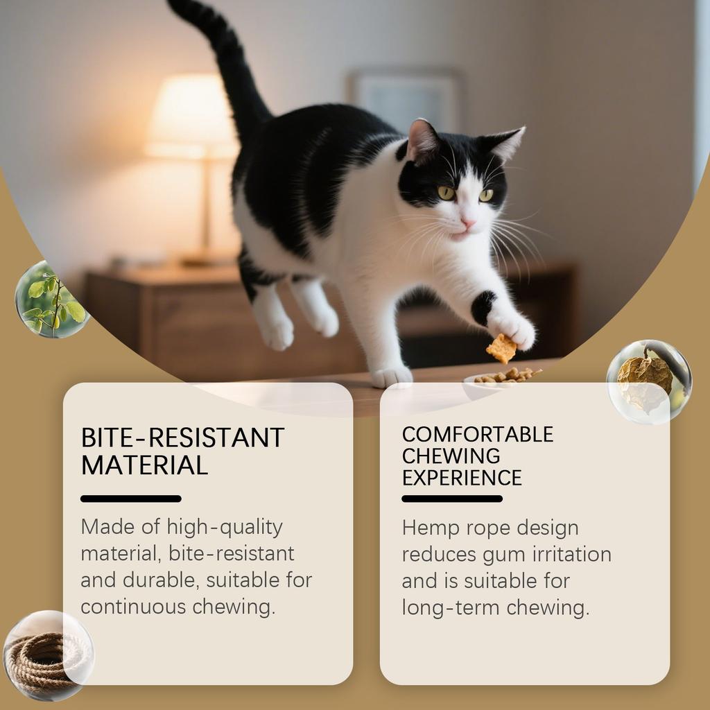 Palitos para la dentición de gatos, Juguetes para la dentición de mascotas; Los Juguetes para la Dentición de Mascotas Son, Reducen las Molestias Dentales y la Ansiedad (1 PC)