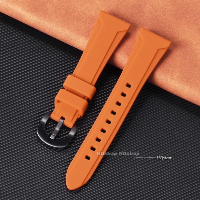 Soft Silicone Watchband for Panerai Strap 22mm 24mm 26mm Rubber Watch Band for Seiko Men Women Sport Replacement Bracelet