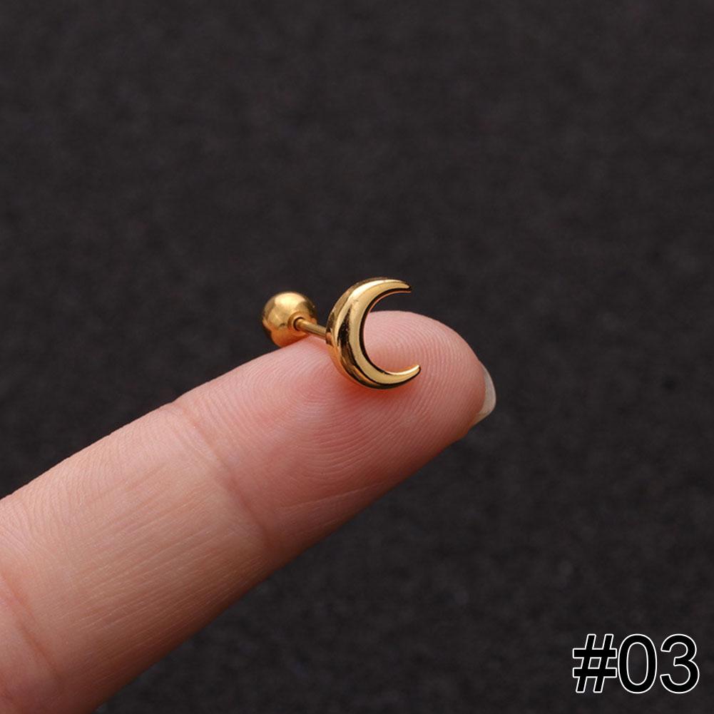 Women Simple Needle Pearl Gold Zircon Crown Stainless Steel Stud Earring Fashion Jewelry Eardrop Earrings
