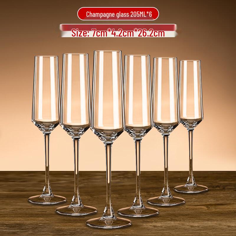 ZISIZ Light Luxury Champagne Glasses (Pair)