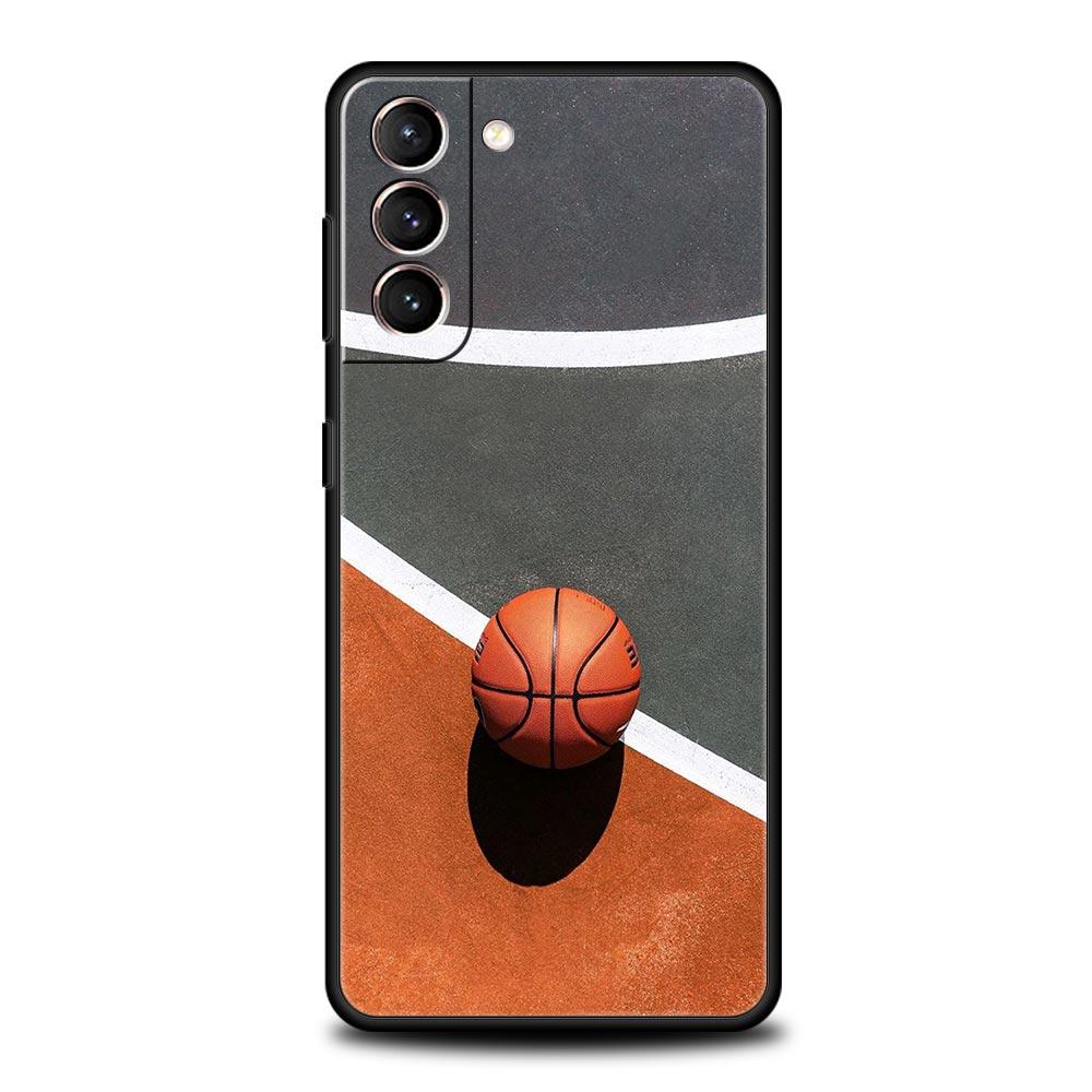 Phone Case For Samsung Galaxy S23 S22 Ultra S20 S21 FE 5G S10 S9 Plus S10E S8 Note 20 Silicone Cover Basketball Basket Number