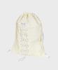 Illigo Nylon Lace-Up Gym Sack Cream