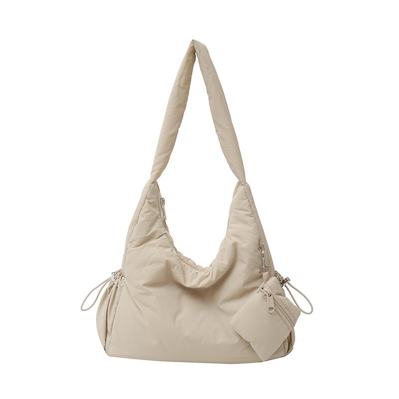 

Fashion Trend Armpit Spring New Simple Casual Tote Bag for Work and Commuting, Large Capacity Shoulder Bag хаки