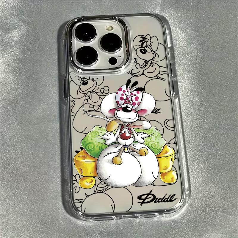 Classic D-Diddl Cartoon Cute M-Mouse Phone Case For iPhone 17 16 15 14 13 12 11 Mini Pro Max X XR XSMAX 8 7 Air Plus Transparent