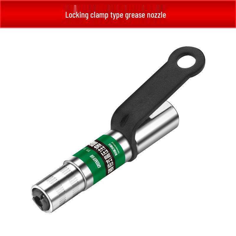 Green Forest High-Pressure Manual Locking Grease Gun Nozzle Set