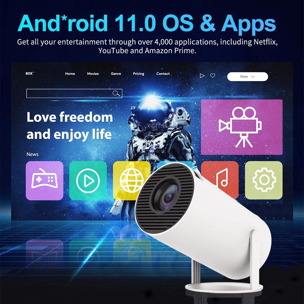 HY300MAX Portable HD Gaming Projector with Controller