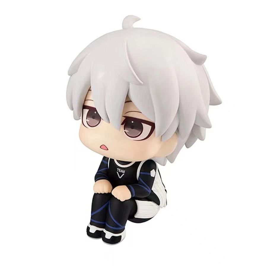 Figura Anime Blue Lock da 10 cm Guarda in Alto Isagi Yoichi/Nagi Seishiro Action Figure Bachira Meguru Figurine Modello da Collezione Bambole Giocattoli