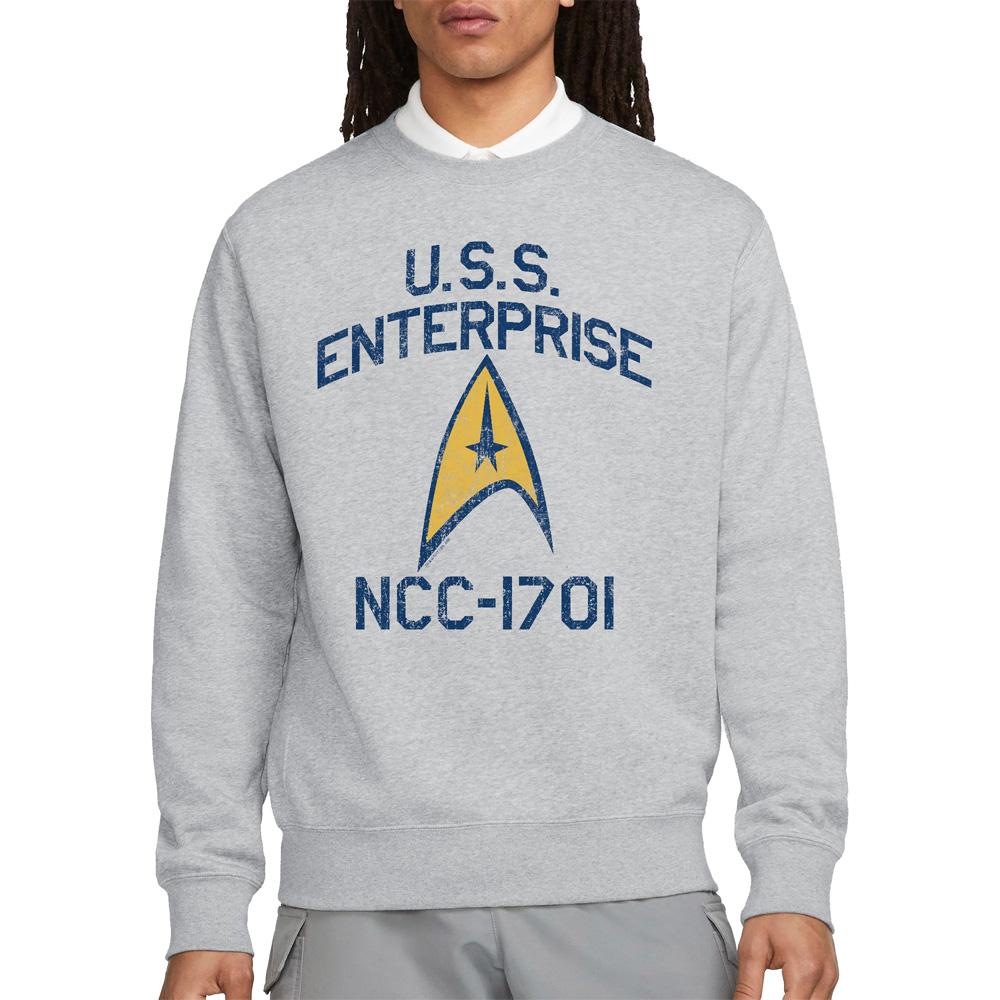 STAR TREK Unisex Adult Collegiate Arch Sweatshirt
