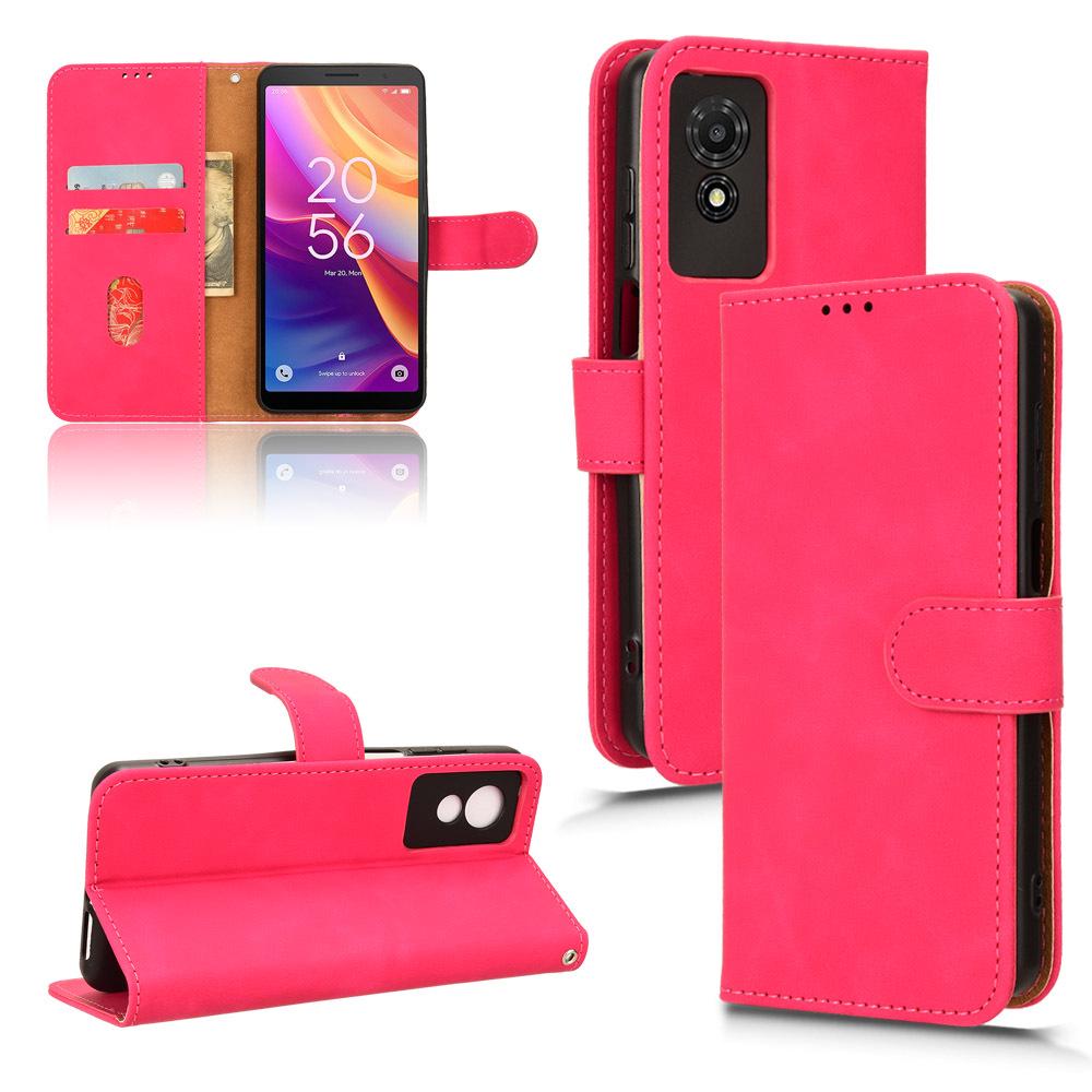 TCL 501 Flip kožené pouzdro na telefon typu peněženka s přihrádkou na karty