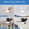 Nordic Fan Lights, Bedrooms, Study Rooms, Dining Rooms, Modern and Minimalist Ceiling Fan Lights, Children's Rooms, Commercial O