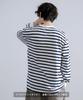 SIDE23-183 Striped Long-sleeved T-shirt