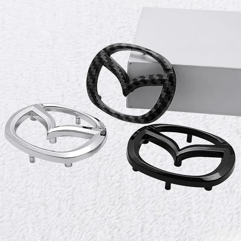 5.6x4.4cm ABS Car Steering Wheel Center Badge for Mazda CX4 CX5 RX7 Atenza Axela 3 2 5 CX3 MX3 MX5 CX9 CX7 RX8 Protege Speed 6