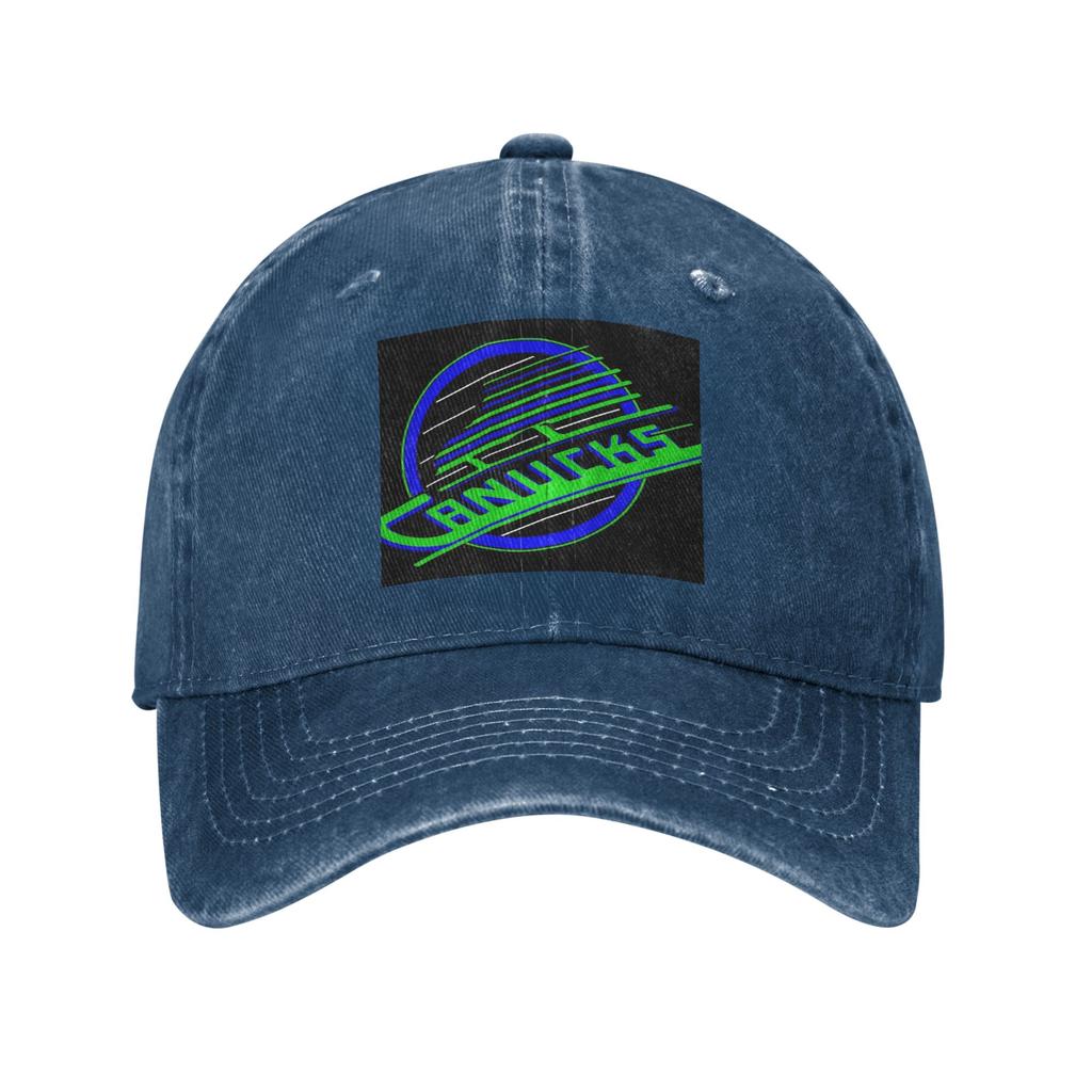 Vancouver Hockey Canucks Baseball Caps Denim Fabric Hats Adjustable Casquette Streetwear Baseball Cowboy Hat for Unisex