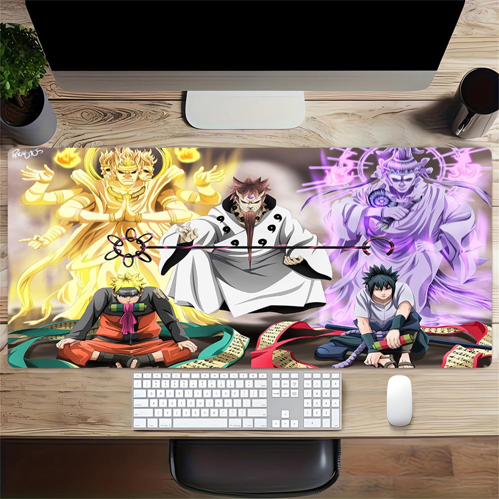 Powerful Anime Characters Large Gaming Mouse Pad Nonslip Rubber Base Waterproof Desk Mat For Office Pc Laptop
